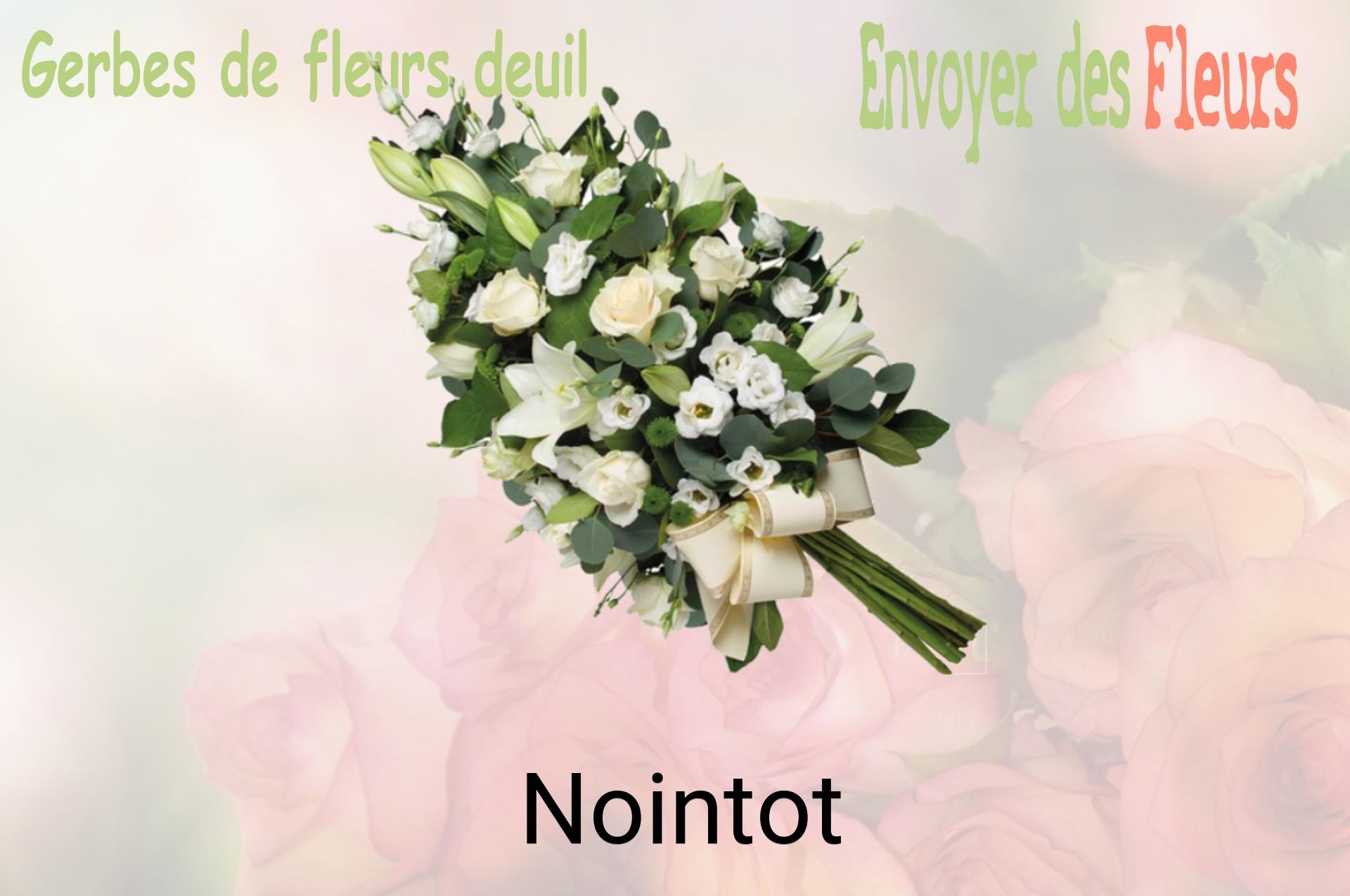 Gerbe de fleurs de deuil livrée à Nointot
